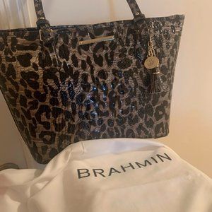 Brahmin Medium Asher Tote Leopard print bag